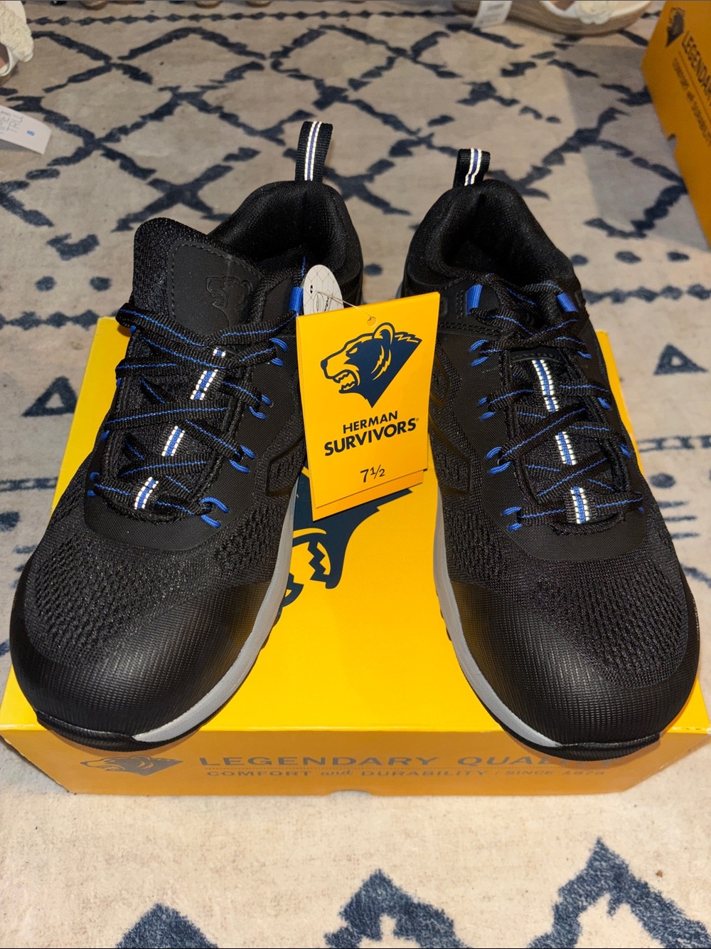 Herman Survivors Men’s Cassle! Oil/slip resistant! Composite toed! Size 7.5! NWT
